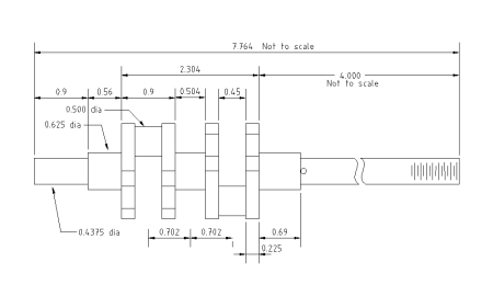 Drawing of the new crankshaft